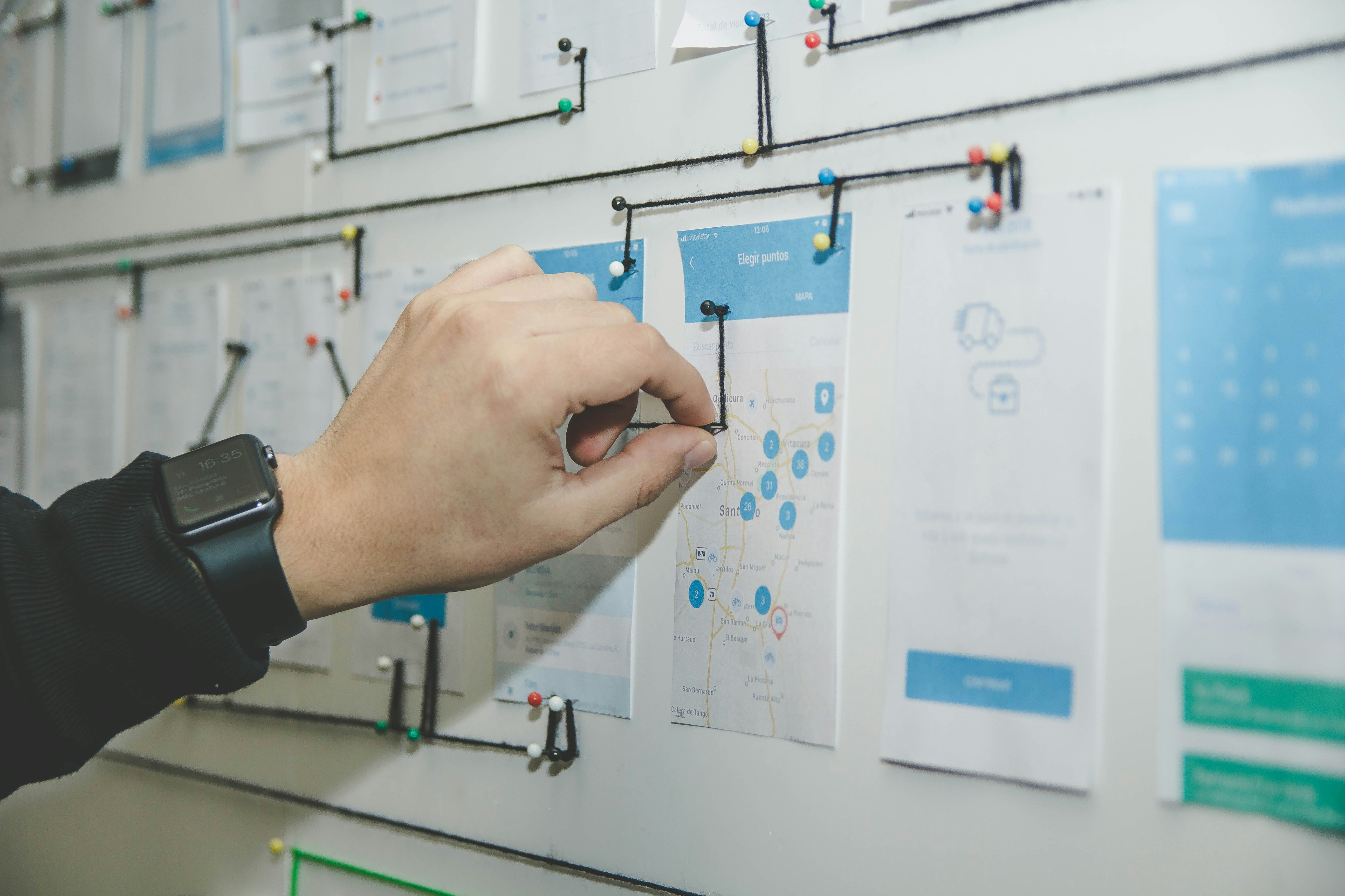 Illustration representing business consulting and strategic planning